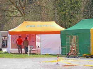 Seuchenwehr-Fuehrungsunterstuetzung Zelt